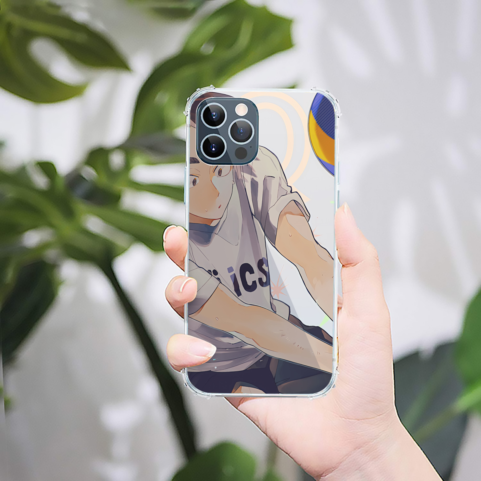 （画像用） ハイキュー!! Haikyu!! 【iPhone 12シリーズ対応】透明スマホケース（クリアソフトケース）